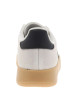 Thumbnail Baskets tennis beiges en cuir avec un talon plat et des lacets - Image 6