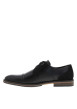 Thumbnail Derbies noires avec une semelle plate et une fermeture à lacets ronds - Image 2