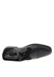 Thumbnail Derbies noires avec une semelle plate et une fermeture à lacets ronds - Image 4