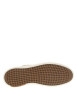 Thumbnail Sneakers en cuir beiges à talon plat avec des lacets ronds bruns - Image 5