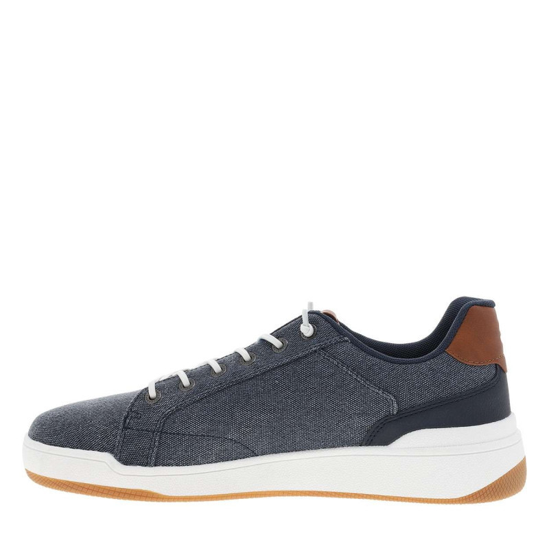 Bullboxer - Sneakers Bleu Marine Avec Un Talon Plat Et Des Lacets élastiqués - Bleu Foncé Bullboxer - Sneakers Bleu Marine Avec Un Talon Plat Et Des Lacets élastiqués - Bleu Foncé