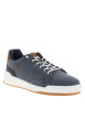Thumbnail Sneakers bleu marine avec un talon plat et des lacets élastiqués - Image 3
