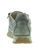 Thumbnail Baskets running en cuir kaki à talon plat avec des aérations sur le pourtour - Image 6