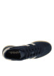 Thumbnail Tennis bleu marine en cuir nubuck avec un talon plat et des lacets - Image 4