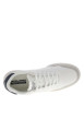 Thumbnail Baskets blanches à talon plat avec des lacets et logo brodé sur le côté - Image 4