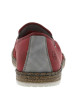 Thumbnail Espadrilles rouges à talon plat avec deux soufflets élastiqués - Image 6