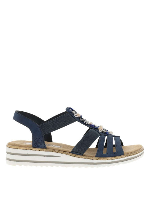 Nu-pieds/sandales femme bleu