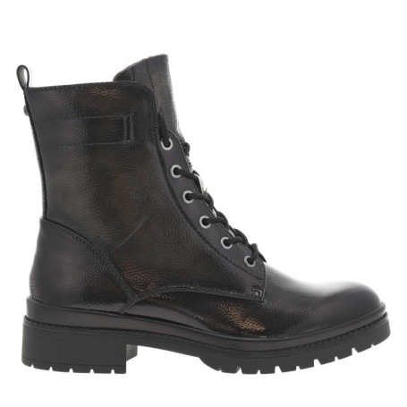 Bottines anthracite à talon décroché bas...
