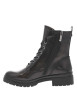 Thumbnail Bottines anthracite à talon décroché bas pourvues d'une fermeture zippée - Image 2
