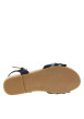 Thumbnail Nu-pieds bleu marine à semelle plate avec une fermeture à boucle à ardillon - Image 5