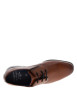 Thumbnail Derbies cognac en cuir avec un talon décroché bas et des lacets - Image 4