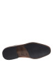 Thumbnail Derbies cognac en cuir avec un talon décroché bas et des lacets - Image 5