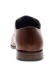 Thumbnail Derbies cognac en cuir avec un talon décroché bas et des lacets - Image 6