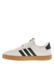 Thumbnail Tennis noires et beiges à talon plat avec des lacets blancs larges - Image 2