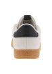 Thumbnail Tennis noires et beiges à talon plat avec des lacets blancs larges - Image 6