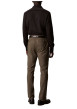 Thumbnail Chemise en coton mélangé noire à coupe droite pourvue d'un col à revers - Image 3