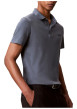 Thumbnail Polo en coton petrole à coupe droite pourvu d'un col boutonné - Image 5