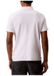 Thumbnail Polo en coton blanc à coupe droite pourvu d'un col à revers boutonné - Image 3
