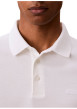 Thumbnail Polo en coton blanc à coupe droite pourvu d'un col à revers boutonné - Image 4