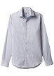 Thumbnail Chemise en coton bleu clair à coupe droite pourvue d'un col à revers