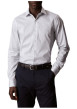 Thumbnail Chemise en coton blanche à coupe droite ornée d'un motif géométrique - Image 2