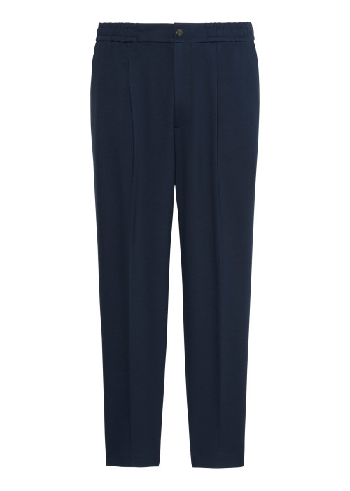 Pantalon Chino marine uni avec une coupe...