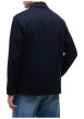 Thumbnail Surchemise en coton biologique marine à coupe droite avec un col à revers - Image 3