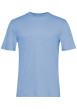Thumbnail T-shirt en coton ciel uni avec une coupe droite et un col rond