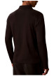 Thumbnail Polo en coton noir uni avec une coupe droite et un col à revers - Image 3