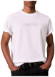 Thumbnail T-shirt en coton blanc à imprimé avec une coupe droite et un col rond - Image 2