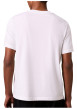 Thumbnail T-shirt en coton blanc à imprimé avec une coupe droite et un col rond - Image 3