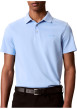 Thumbnail Polo en coton ciel uni avec une coupe droite et un col à revers - Image 2