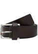 Thumbnail Ceinture en cuir de buffle marron pourvue d'une boucle ardillon rectangulaire