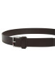 Thumbnail Ceinture en cuir de buffle marron pourvue d'une boucle ardillon rectangulaire - Image 3