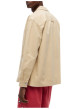 Thumbnail Surchemise en coton beige à coupe droite pourvue d'une fermeture boutonnée - Image 3