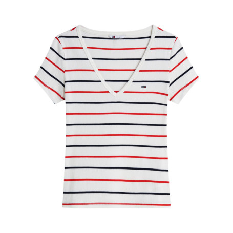T-shirt en coton multicolore à coupe droite...