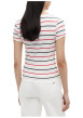 Thumbnail T-shirt en coton multicolore à coupe droite orné d'un motif à rayures - Image 3