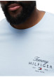 Thumbnail T-shirt en coton ciel à coupe ajustée pourvu de manches courtes - Image 4