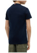 Thumbnail T-shirt en coton marine à coupe droite pourvu de manches courtes - Image 3