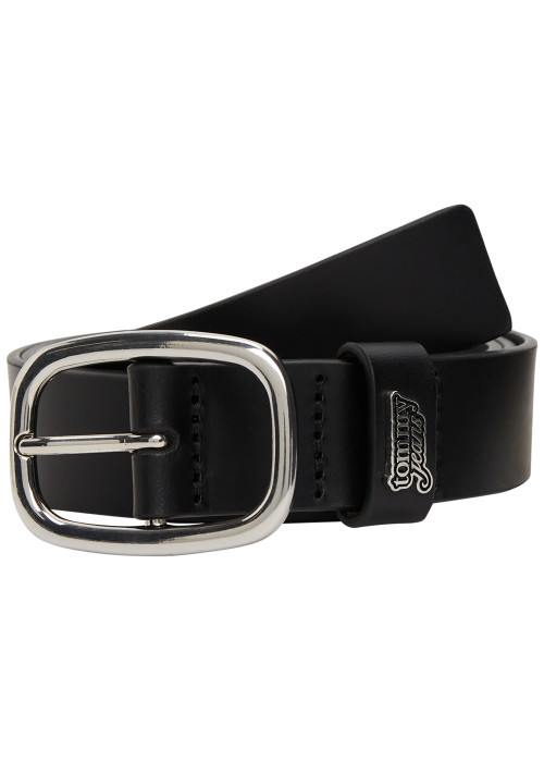 Ceinture en cuir de buffle noire pourvue d'une...