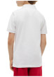 Thumbnail Polo en coton blanc à coupe droite pourvu d'un col à revers boutonné - Image 3