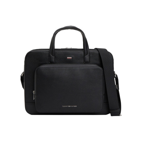 Sac porte-documents noir pourvu d'une...