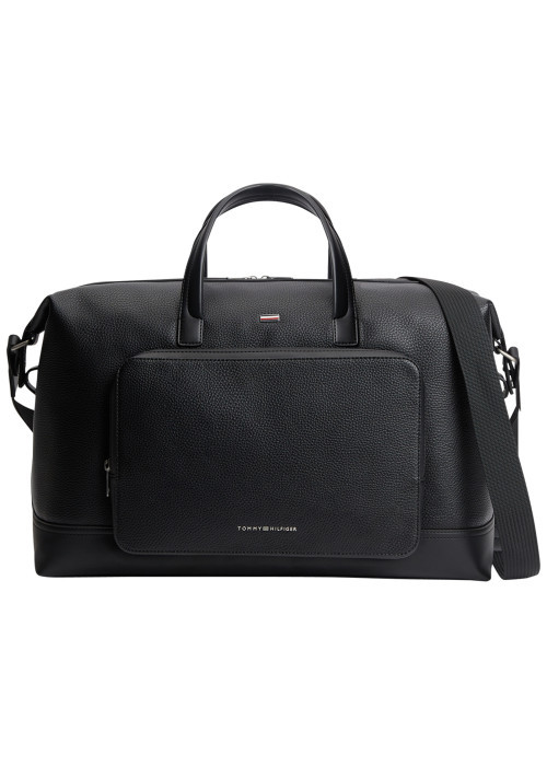 Sac weekender noir pourvu d'une bandoulière...