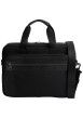Thumbnail Sac porte-documents noir pourvu d'une bandoulière réglable et amovible