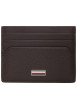 Thumbnail Porte-cartes en cuir marron pourvu de multiples rangements pour cartes
