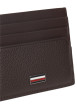 Thumbnail Porte-cartes en cuir marron pourvu de multiples rangements pour cartes - Image 4