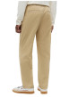 Thumbnail Pantalon chino Sonny Light Cord Pant en coton beige à coupe droite - Image 3