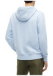 Thumbnail Sweat en coton ciel à coupe droite pourvu d'un col à capuche - Image 4