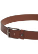 Thumbnail Ceinture en cuir de vache marron pourvue d'une boucle rectangulaire - Image 3