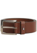 Thumbnail Ceinture en cuir de vache marron pourvue d'une boucle rectangulaire - Image 4